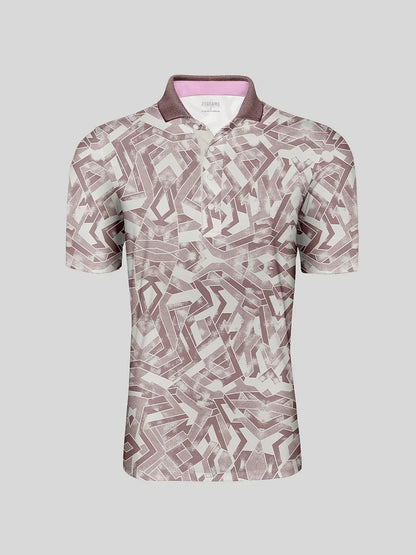 Air Brush Herren Polo-Shirt mit Rippkragen UPF50+