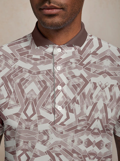 Air Brush Herren Polo-Shirt mit Rippkragen UPF50+