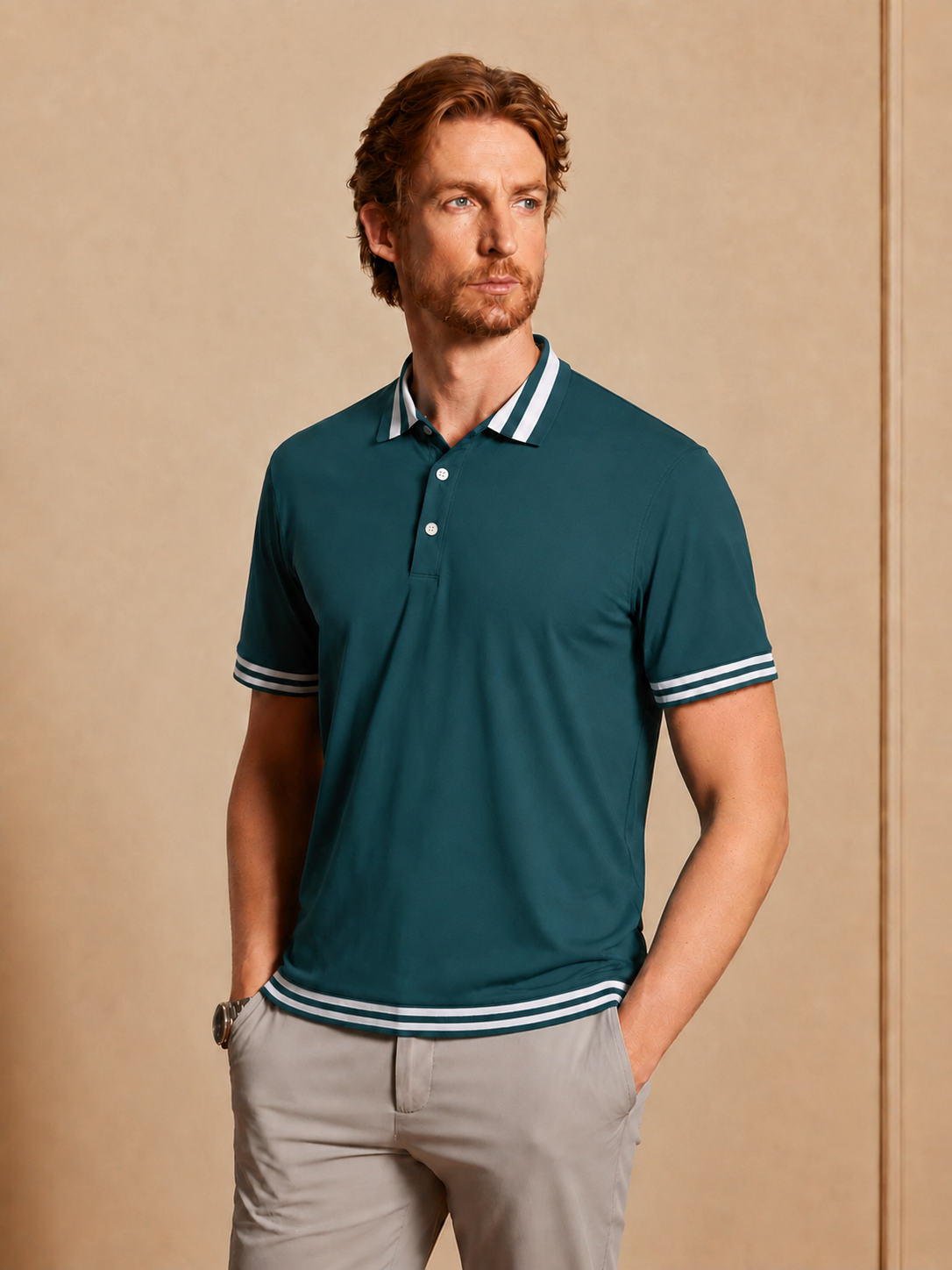 Navycore Men's Polo Top UPF50+