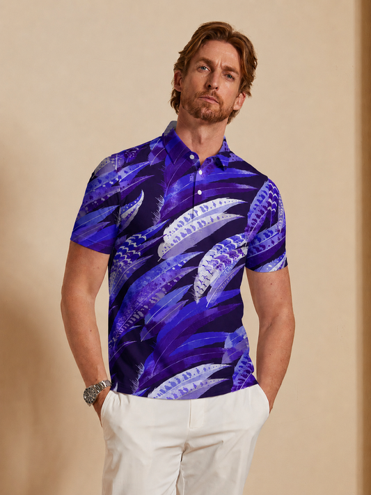 Wildlife Party Polo Uomo UPF50+