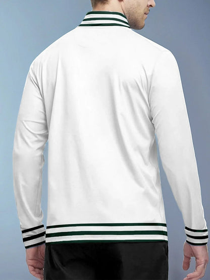 Navycore Polo da golf da uomo con zip a quarto UPF50+