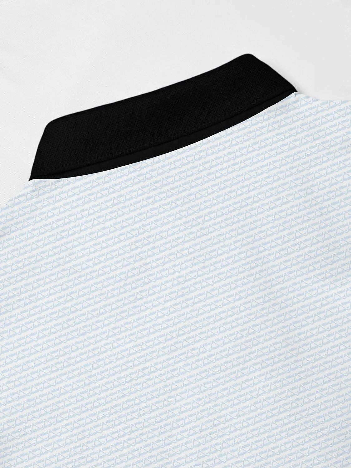 Verspieltes maritimes Herren-Poloshirt mit Rippkragen UPF50+
