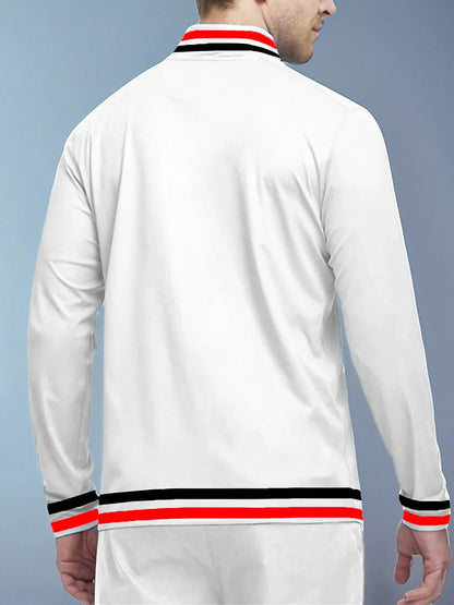 Navycore Polo da golf da uomo con zip a quarto UPF50+