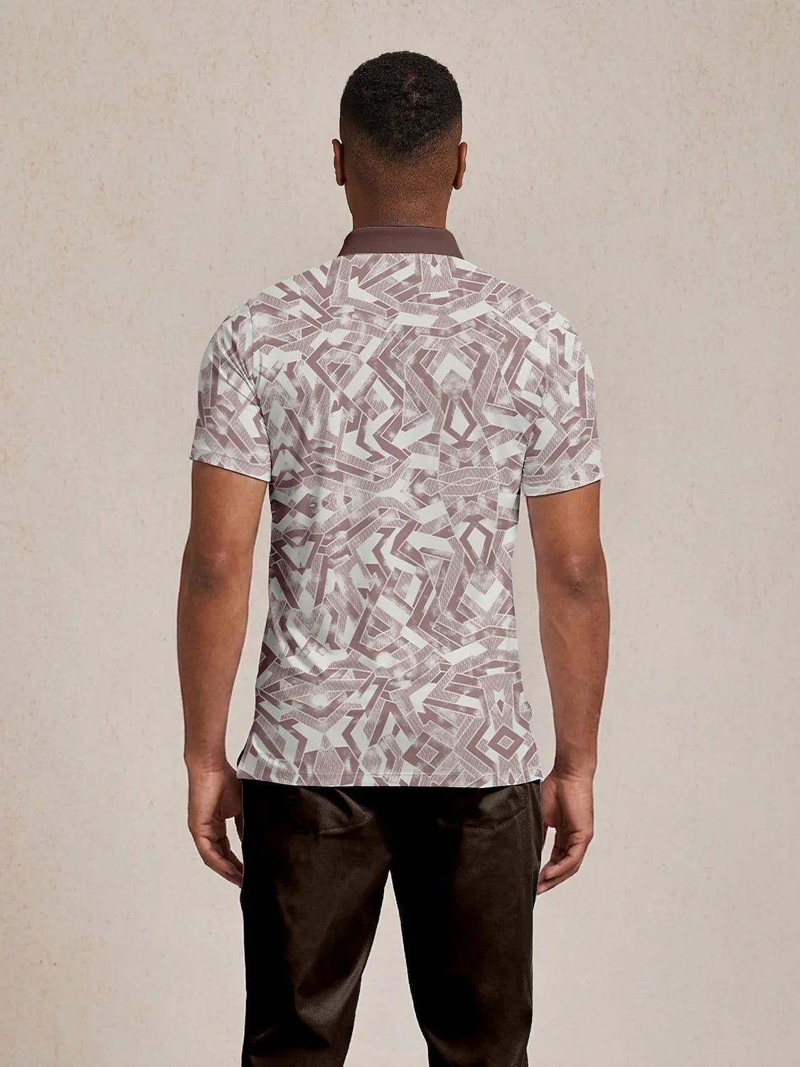 Air Brush Herren Polo-Shirt mit Rippkragen UPF50+