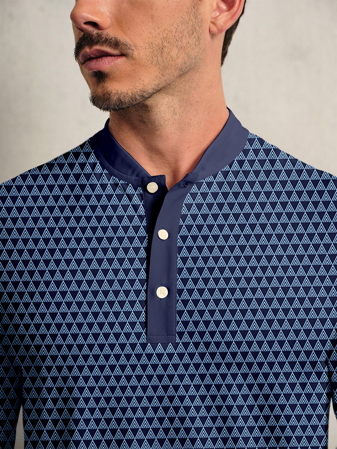 Not So Classic Men's Golf Henley Shirt UPF50+