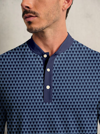 Not So Classic Men's Golf Henley Shirt UPF50+