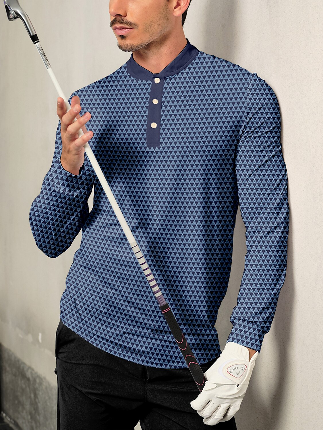 Not So Classic Men's Golf Henley Shirt UPF50+