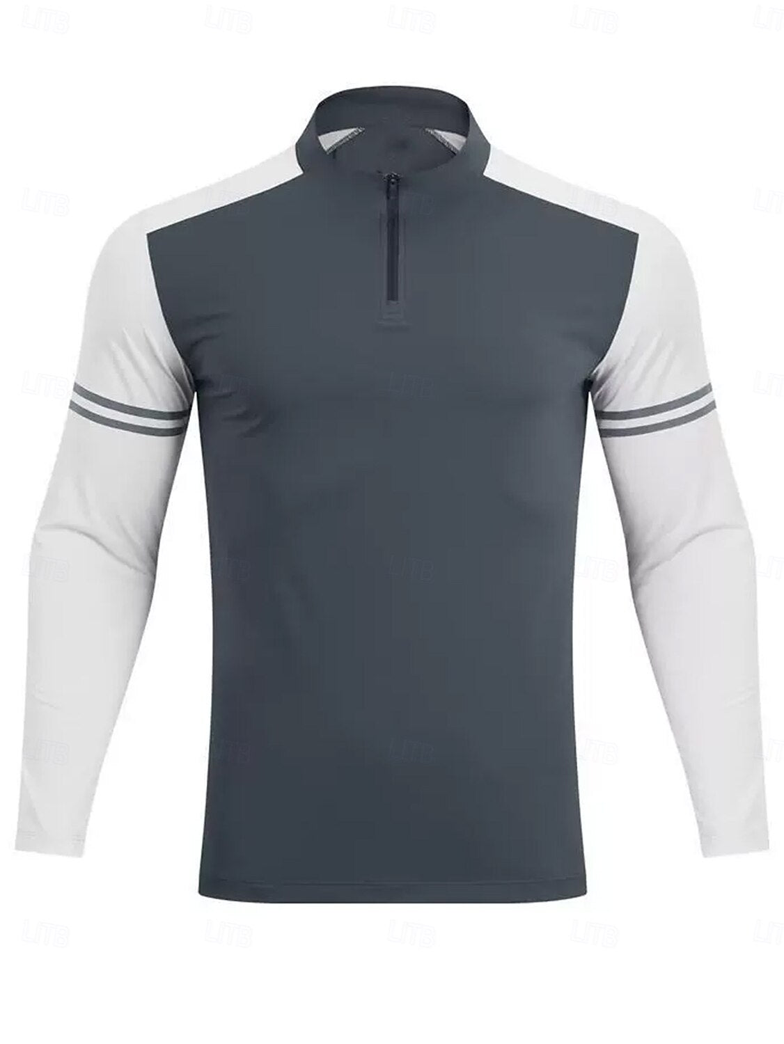 More Than Basic Men's Golf Shirt Quarterzip UPF50+