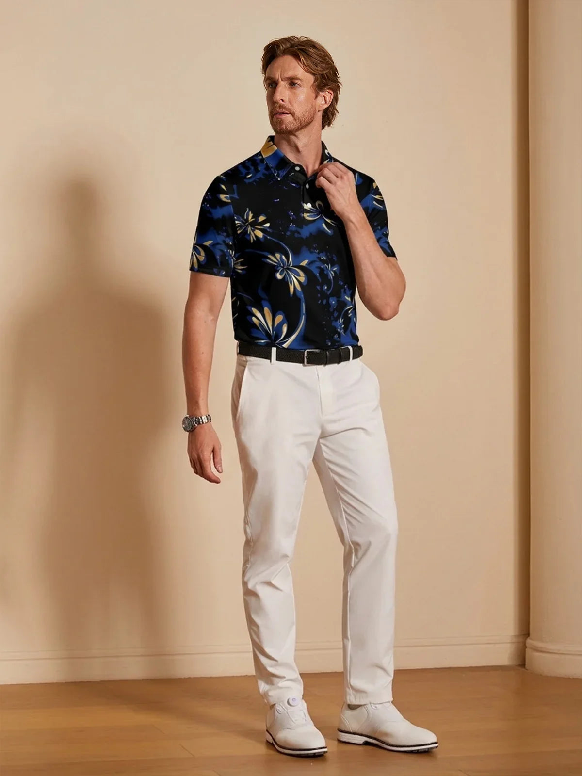 Botanical Energy Polo para Hombre UPF50+