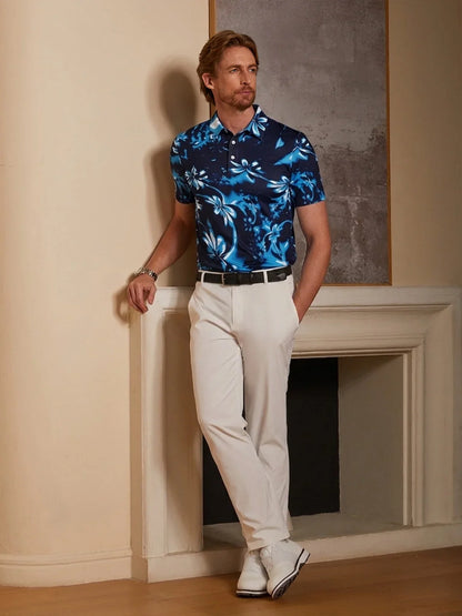 Botanical Energy Polo para Hombre UPF50+