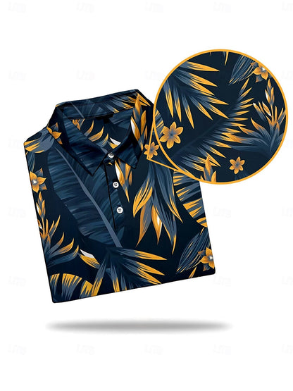 Botanical Energy Herren-Poloshirt LSF 50+