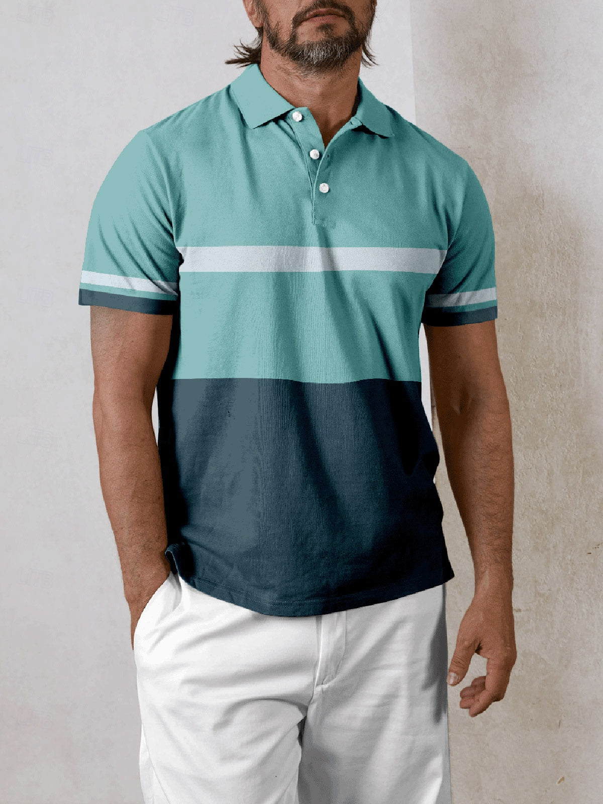Playful Nautical Polo Top UPF50+