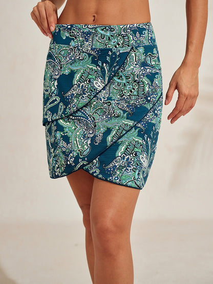Premium 18.5 Inch Asymmetrical Skort UPF50+