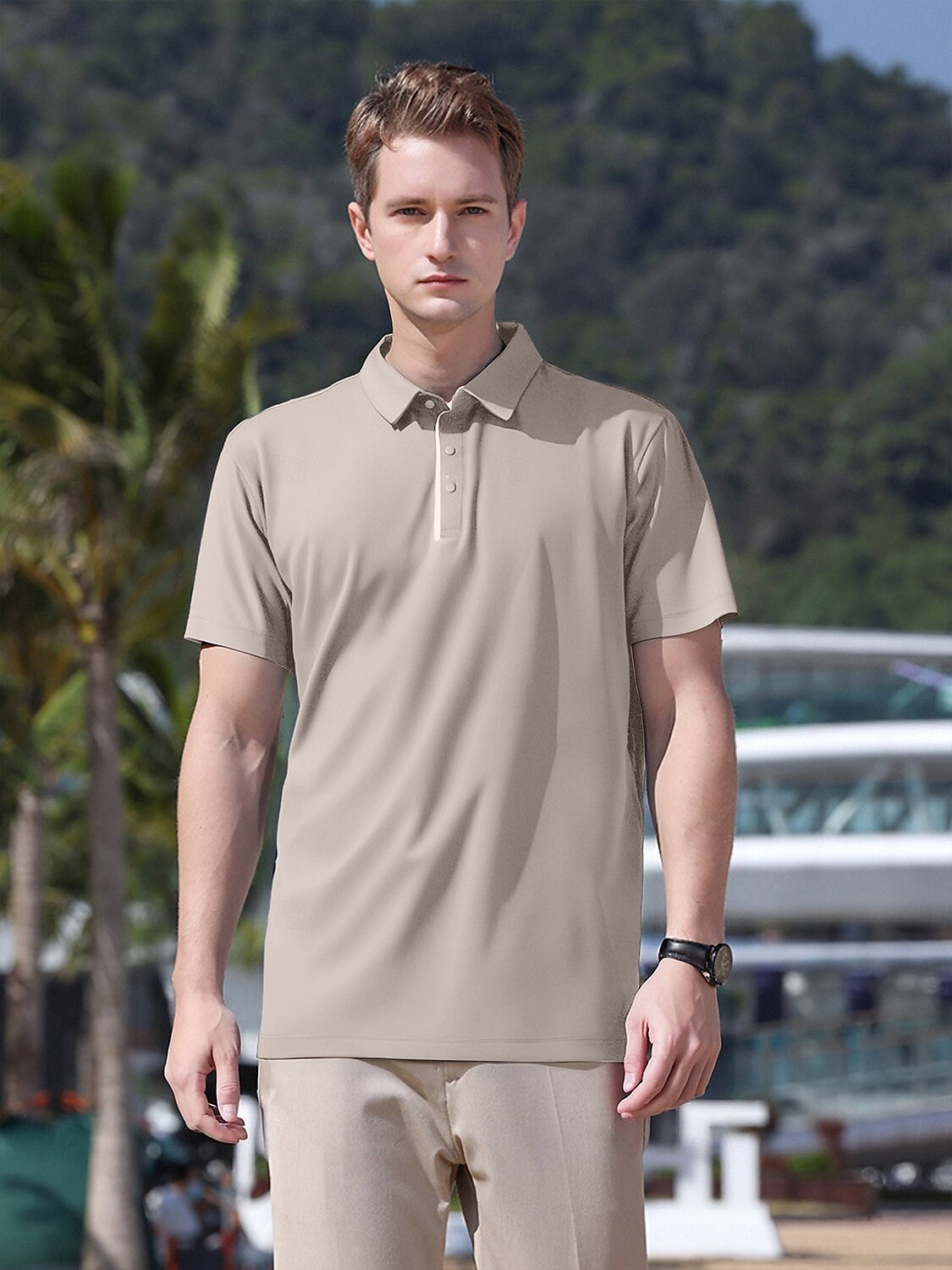 More Than Basic Men's Golf Polo Shirt UPF50+