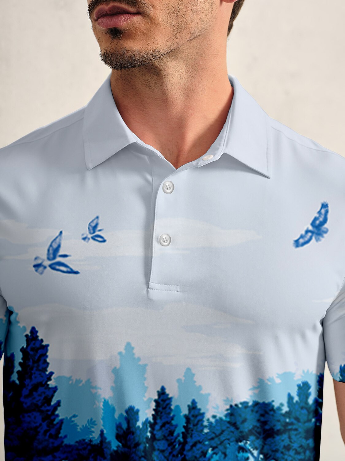 Wildlife Party Men's Polo Top UPF50+